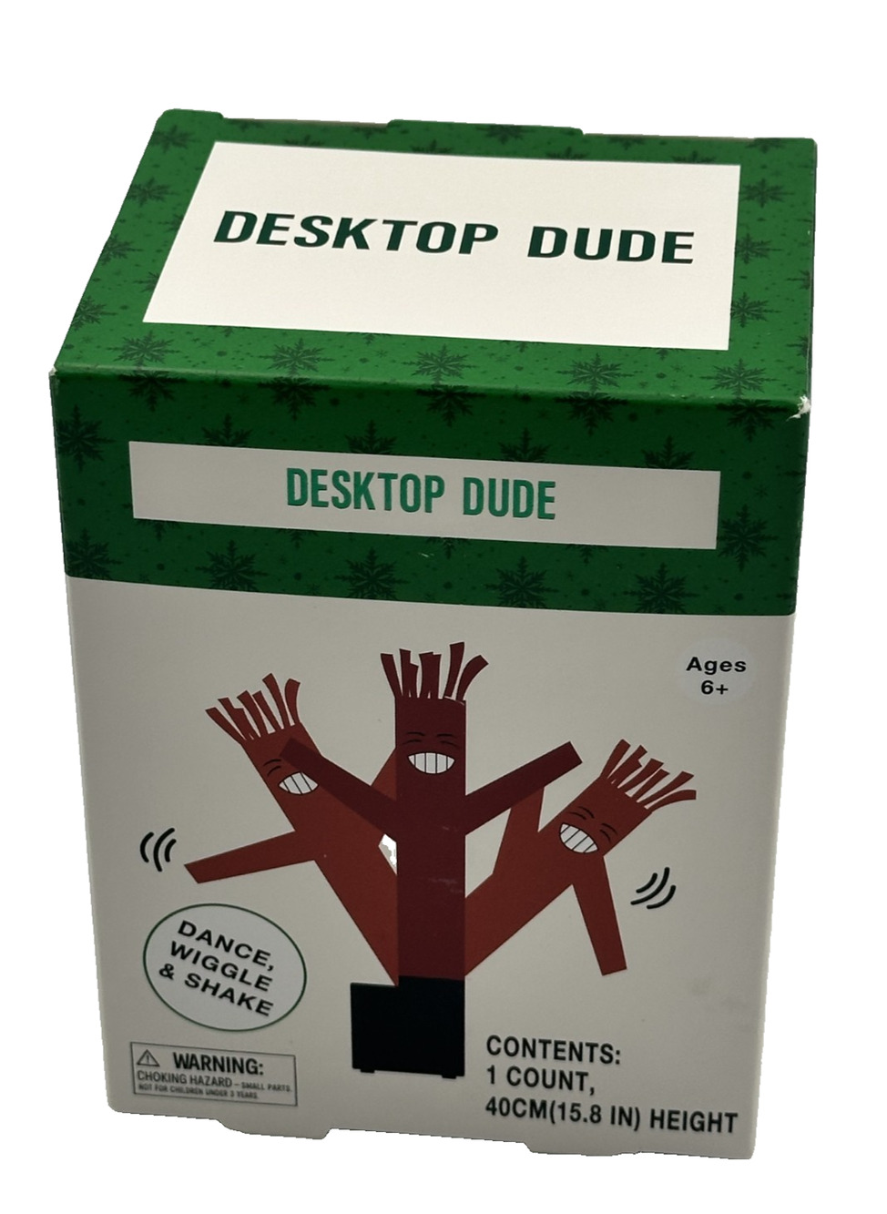 Desktop Dude Wacky Waving Inflatable Tube Guy Mini Red Dancing Fan Office Toy